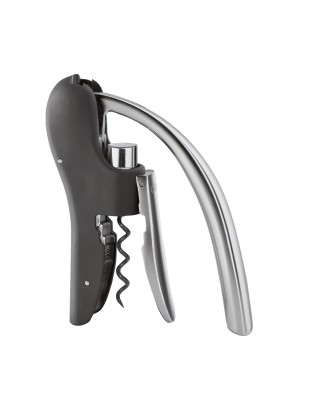Tirbuson Easy Use din metal placat cu crom, negru, model Chablis - CILIO
